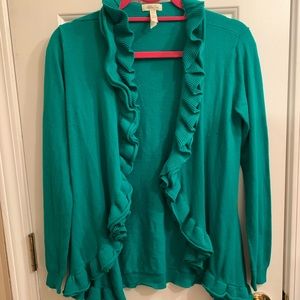 Emerald green cardigan